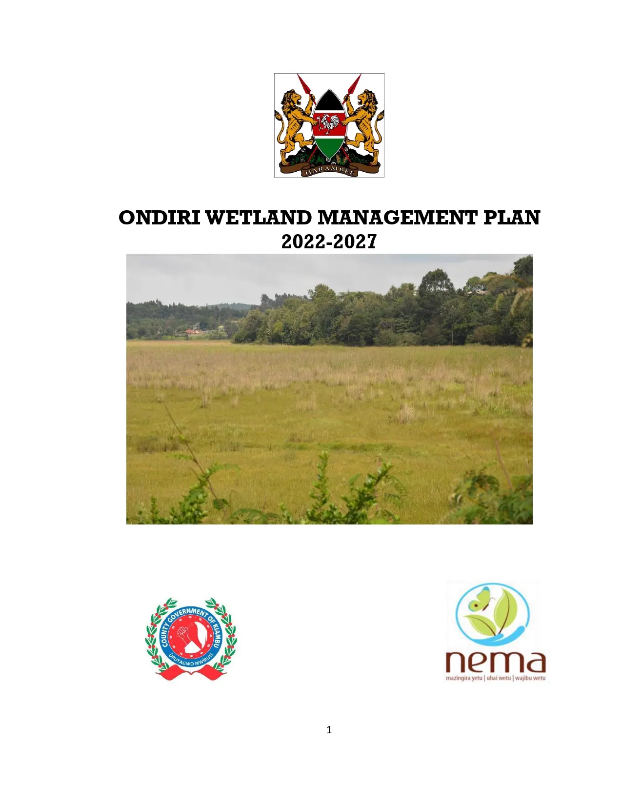 Ondiri Wetland IMP 2022-2027
