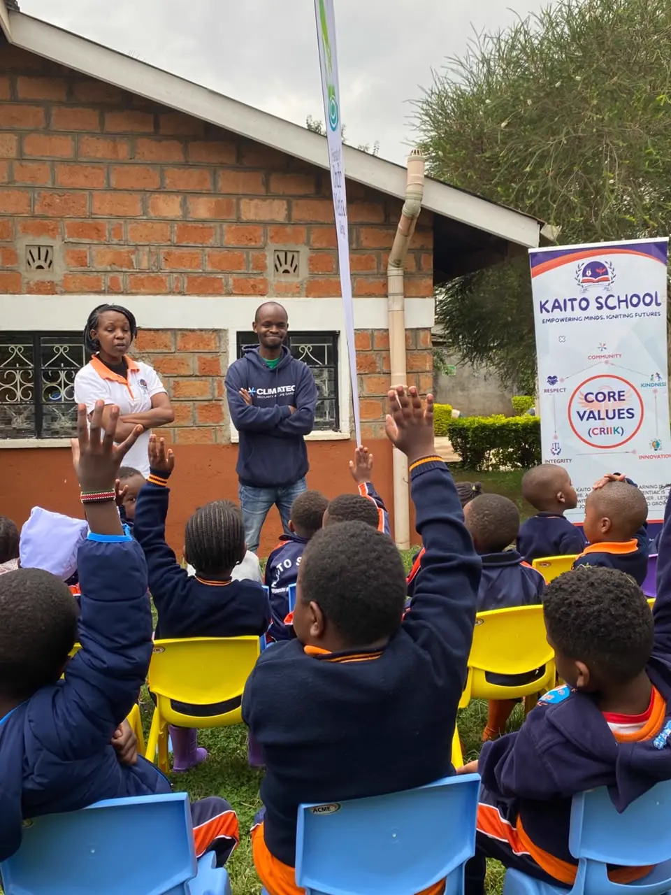 Environmental club and education activities in schools near Ondiri Wetland